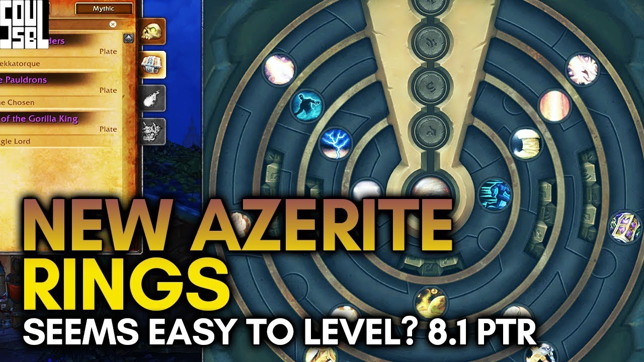 FIRST LOOK! New Azerite Gear in 8.1 and Level Requirements - World of Warcraft Battle for Azeroth