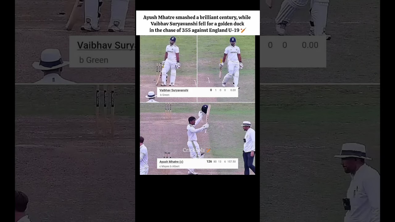 Chase of 355: One Hero, One Golden Duck in U-19 Thriller! 🔥🥶