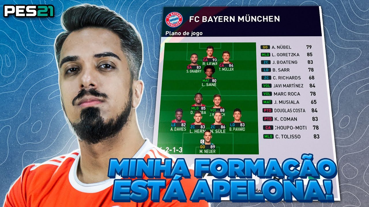 PES 2021 l MINHA FORMAÇÃO FAVORITA NO JOGO 🔥 l COMPACTA PARA DEFENDER E COM BOAS OPÇÕES PARA ATACAR!