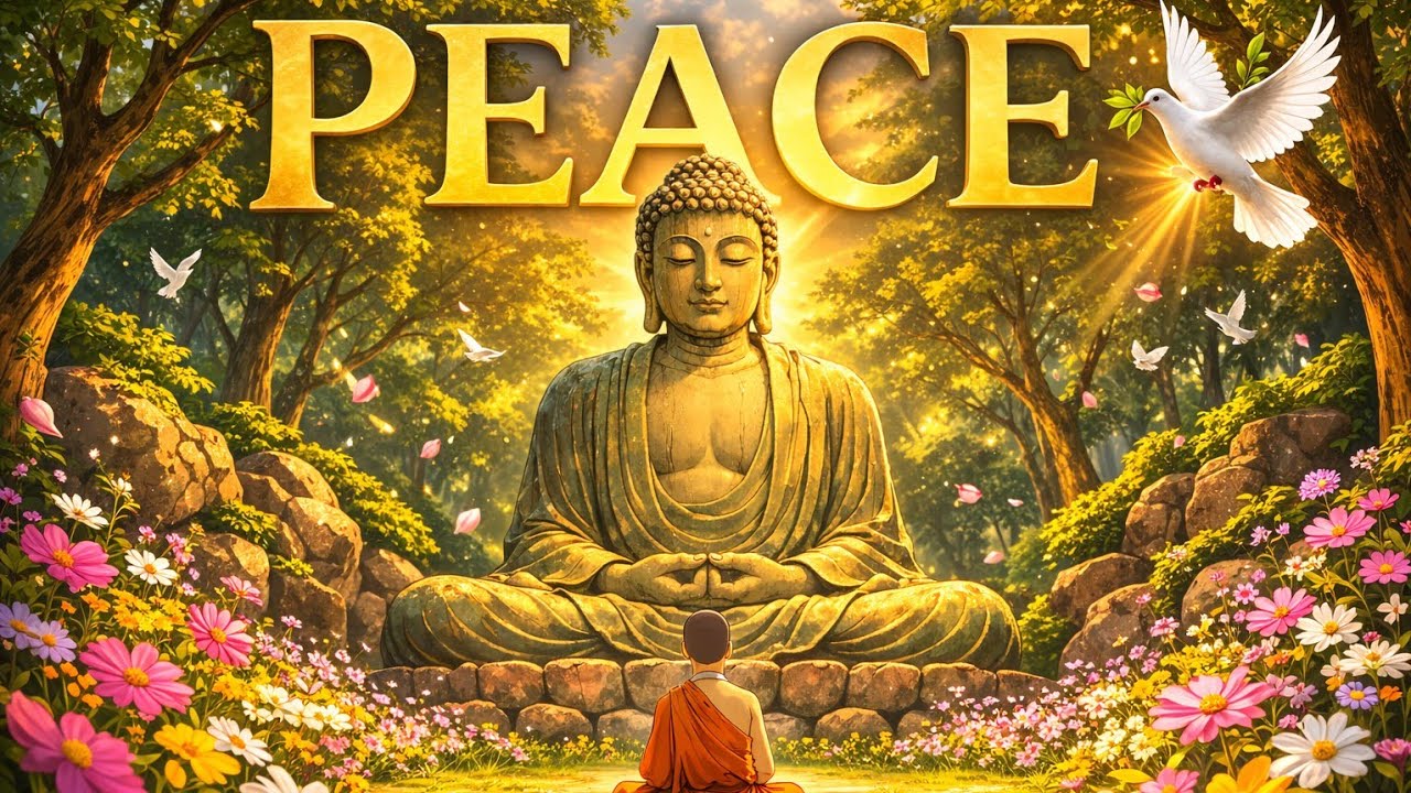 Peace 🕊️ – Relaxing Meditation Music with Buddha | Deep Calm#meditation #relax 
