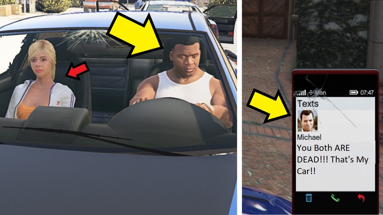What Happens if Franklin and Tracey Steals Michael's Car in gta 5