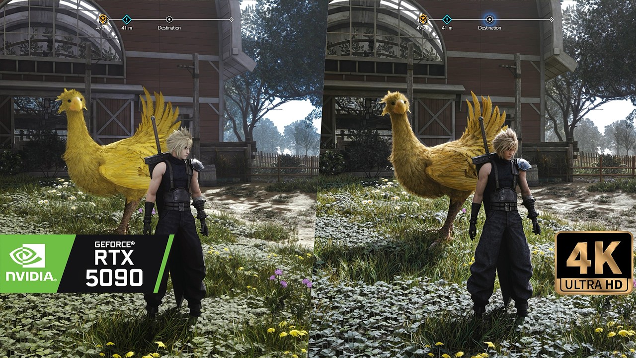 4K Final Fantasy 7 Rebirth DLSS 5 Mod Shader Injector and Reshade on RTX 5090