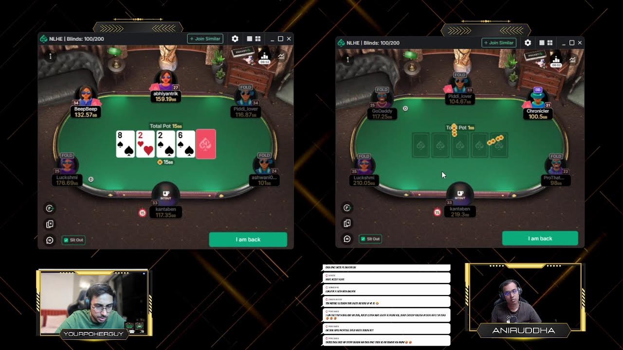 Bankroll Challenge!! 100/200 on Pocket52! 50th BRC!!