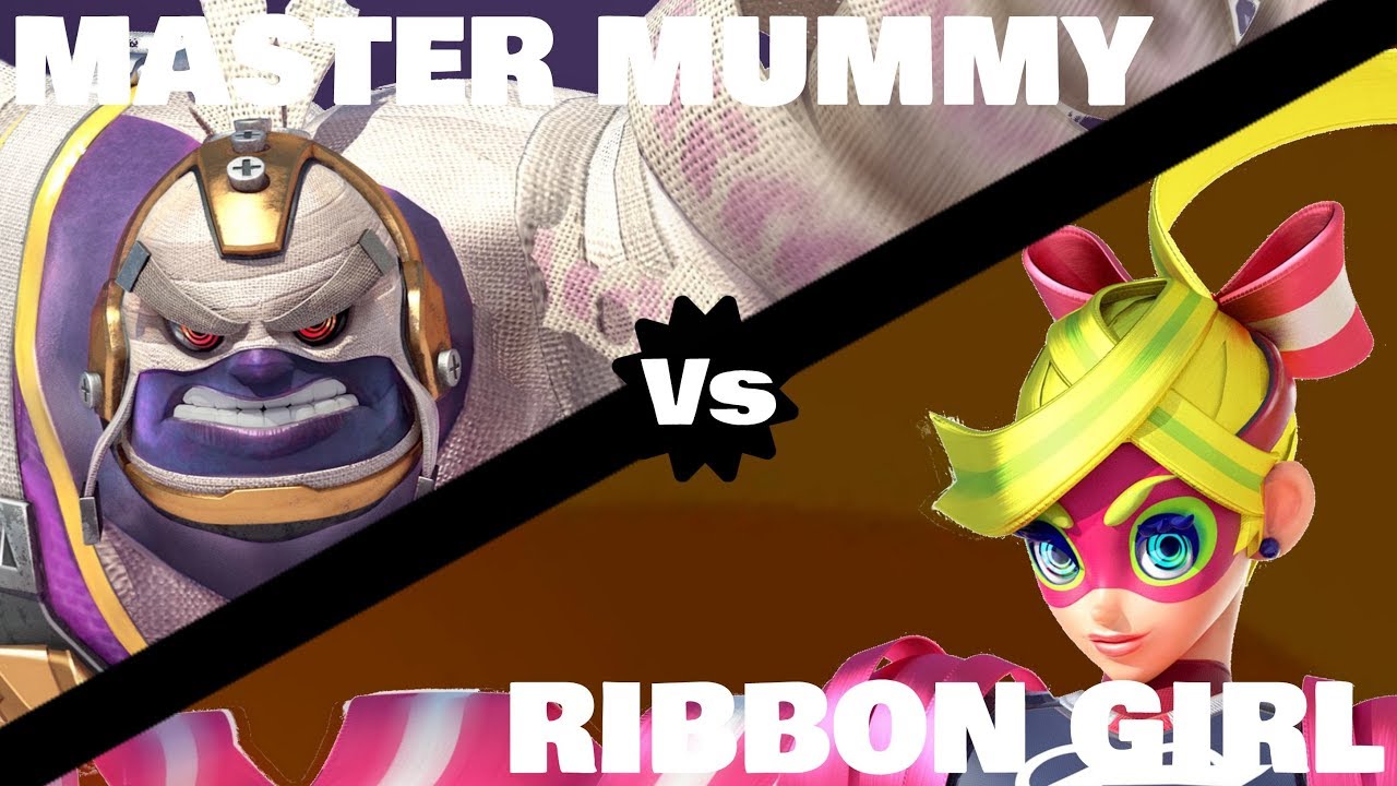 Master Mummy Vs Ribbon Girl Special ARMS Match!