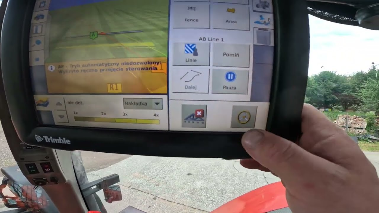 Case Ih MX270 Magnum - nawigacja Trimble FMX problemy!!!  pomocy!!!! 🧐🧐🤯😫😩🤔