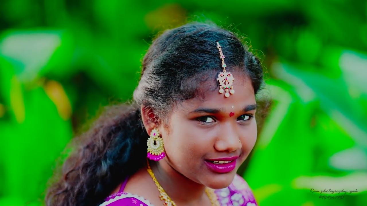 function yashasvi & Pre Half Saree Song ｜ramphotography51,gw.k