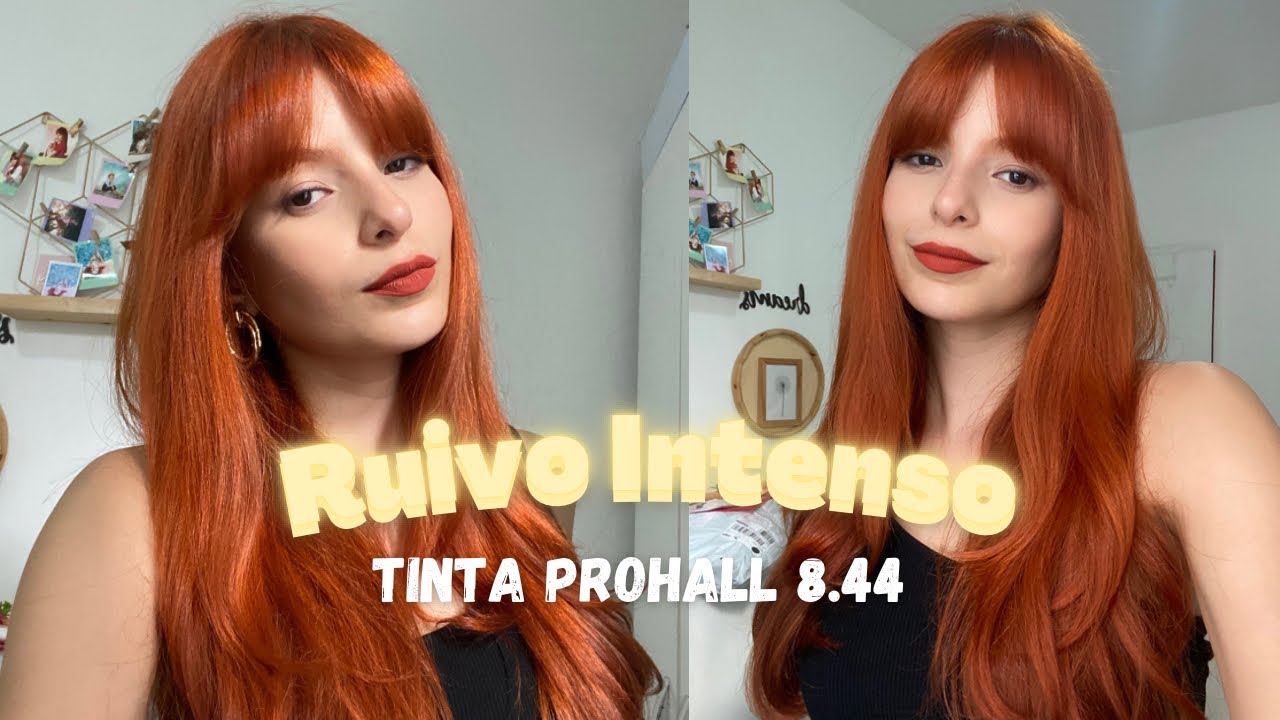 PINTEI COM A TINTA SELECT COLOR 8.44 da ProHall | Ruivo acobreado intenso