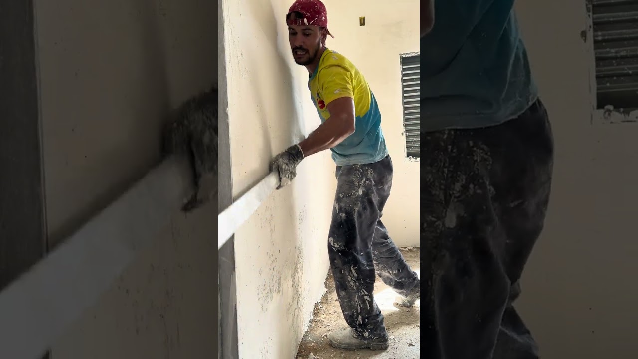 Como revestir uma parede com gesso em 20 minutos passo a passo