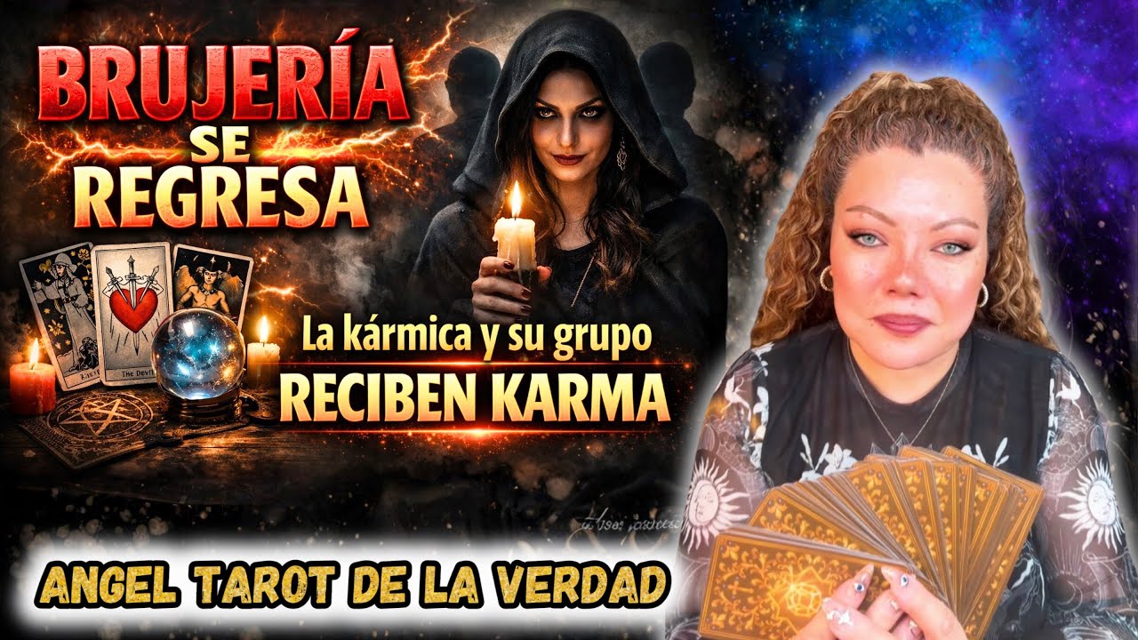 🔮BRUJERÍA SE LES REGRESA💥EL KARMA LE LLEGA A LA KÁRMICA Y a SU GRUPO SECRETO que intentó dañarte👁️