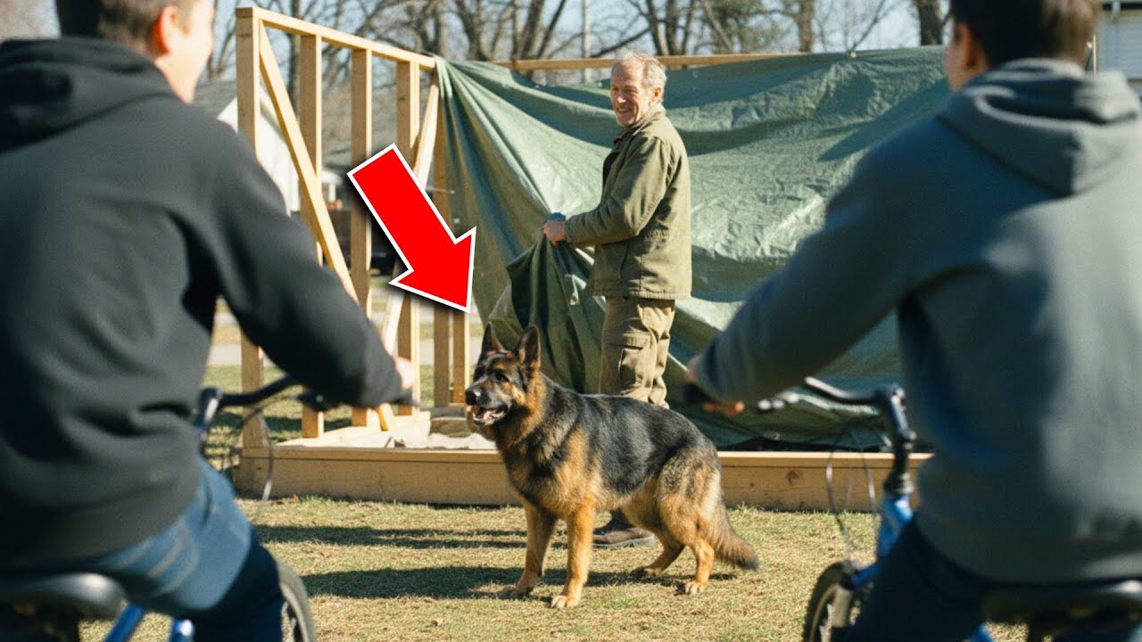 Alle lachten über den Veteranen, der unter der Erde baute  Doch im Winter bewies sein Schäferhund al