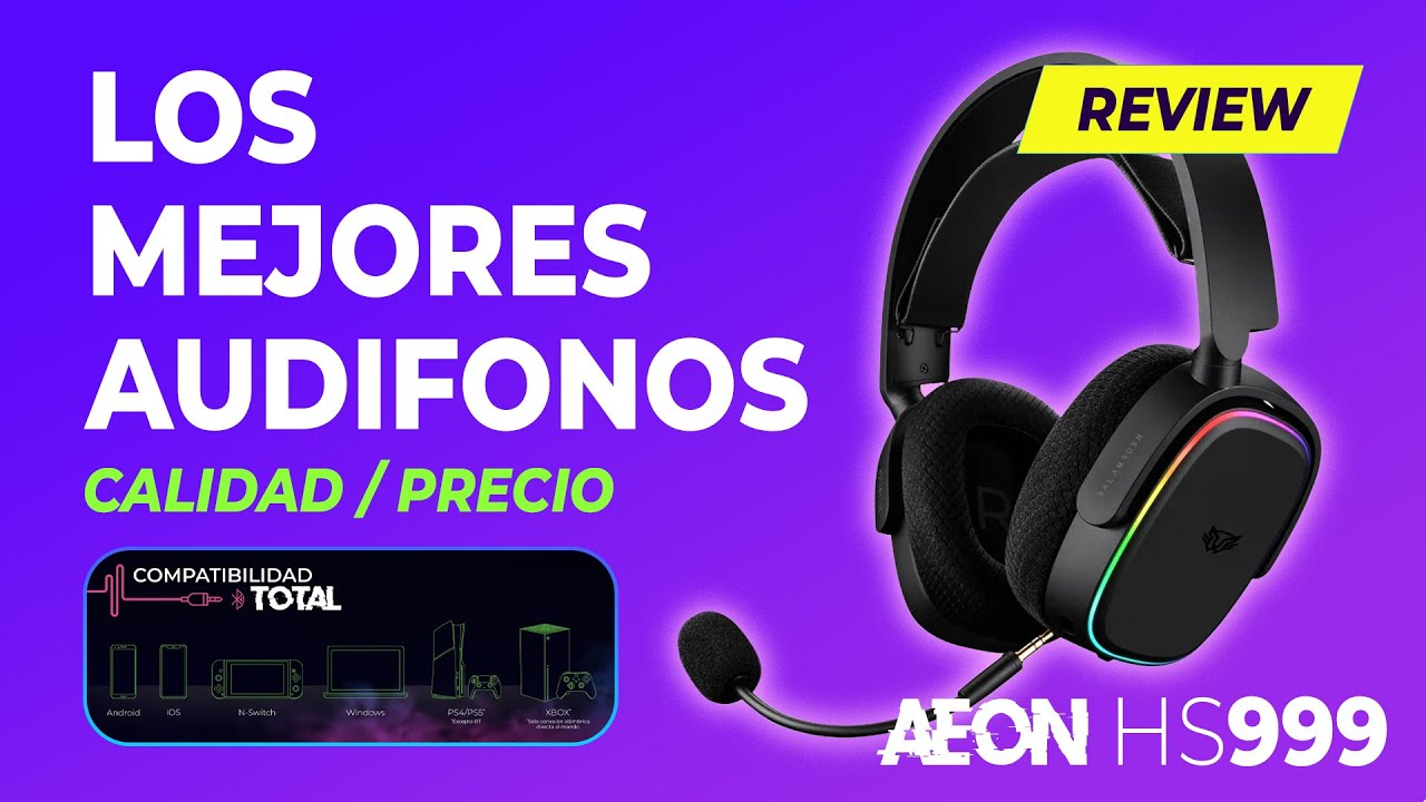 Review de los Aeon HS999 de Balam Rush - Los mejores audífonos multidispositivos calidad precio