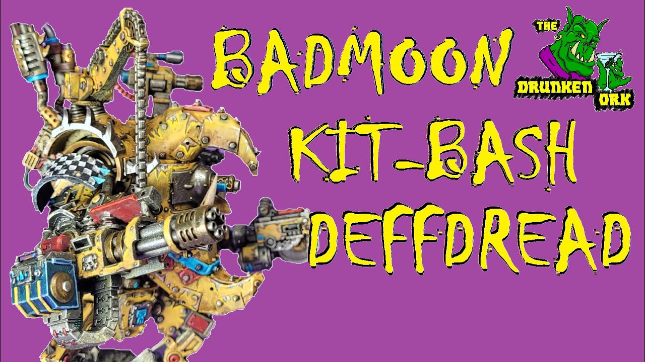 40k Орочьи Badmoon Shoota DeffDread Kit Bash