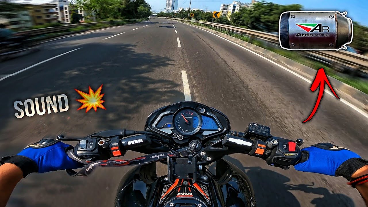 Pulsar Ns200 Hyper Ride ⚡full Throttle with AR Exhaust ☠️‼️