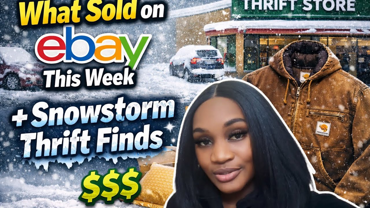 What Sold on eBay This Week + Snowstorm Thrift Finds