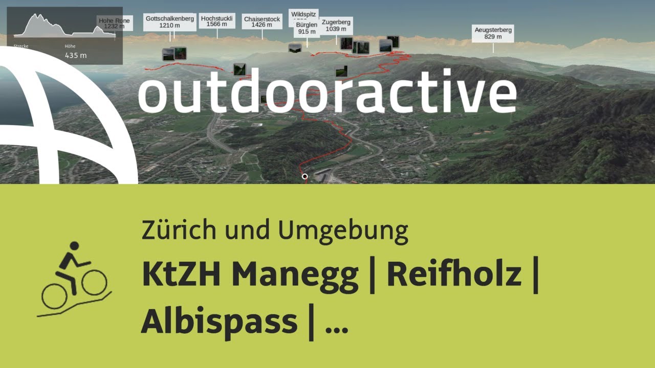 Mountainbike-tour in Z&uuml;rich und Umgebung: KtZH Manegg | Reifholz | Albispass ...