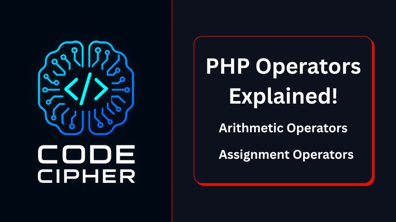 PHP Operators Explained for Beginners 🔥 