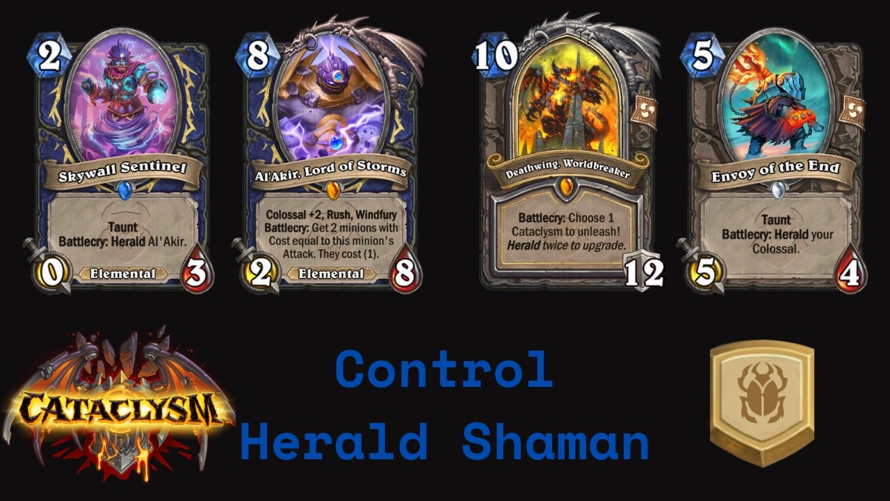 Control Herald Shaman, Fine And New Deck! (Hearthstone Standard)