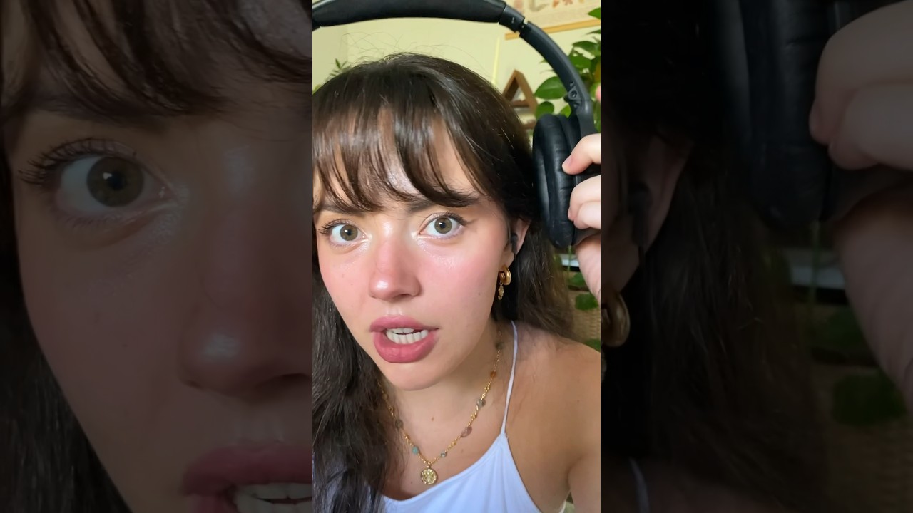 ASMR but your wearing headphones so it&rsquo;s muffled #asmr