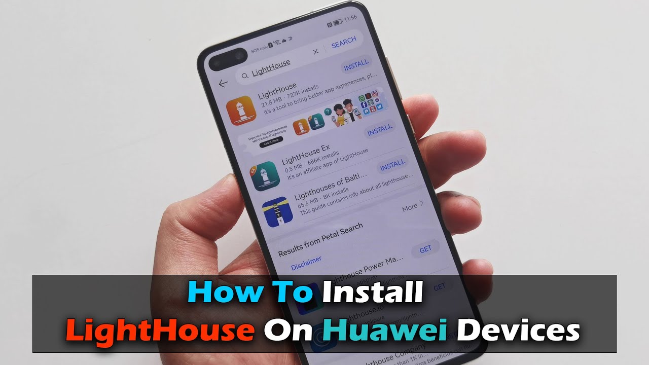 Install LightHouse Huawei  Mate 50 Series /Mate Xs 2/P50 Series/ P40 Series/ Mate 30 Series...