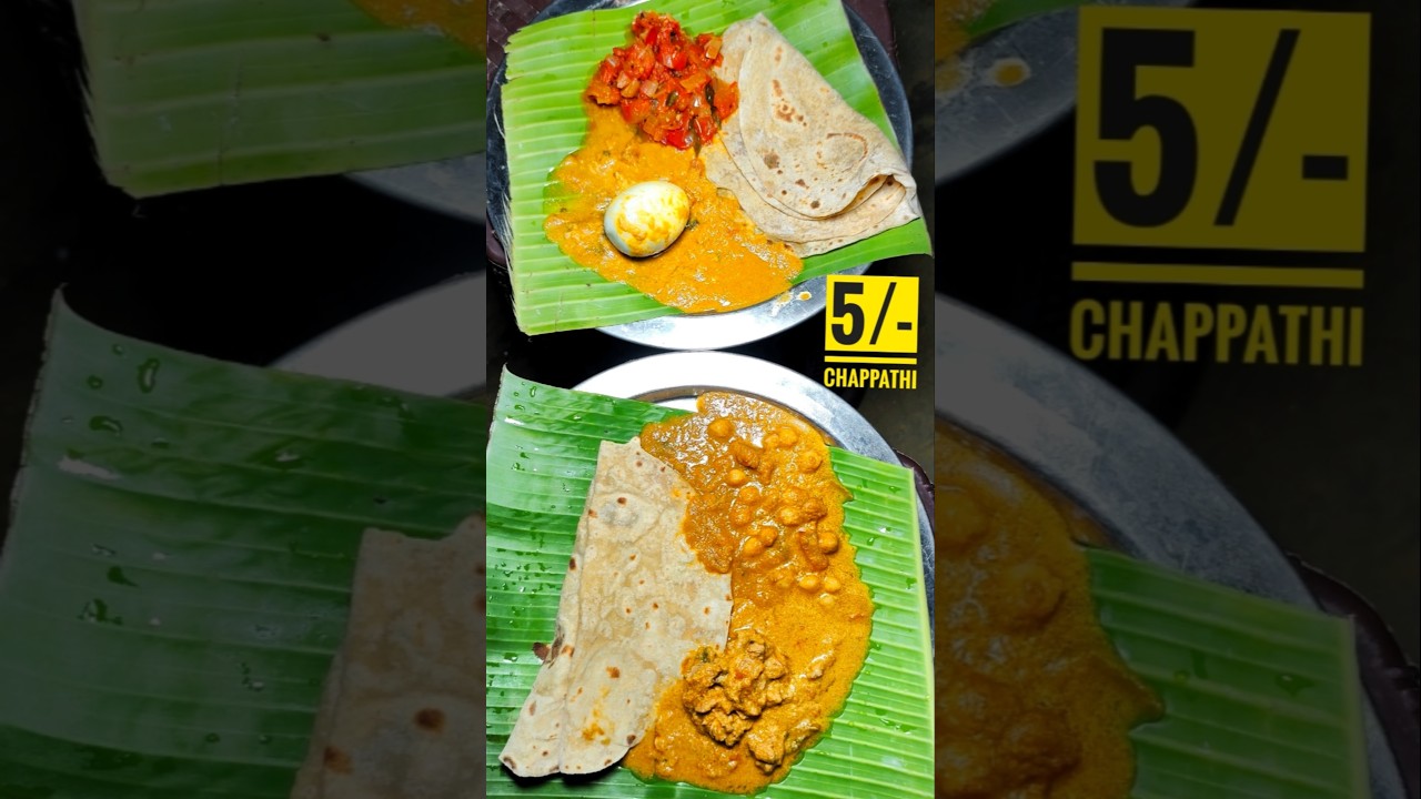 🔥♨️ 5/-rs BUDGET Friendly CHAPPATHI at ERODE #shorts #tamilshorts #foodshorts