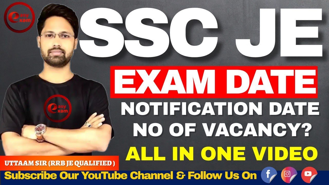 ssc je 2022 notification date | ssc je recruitment 2022 notification | ssc junior engineer syllabus