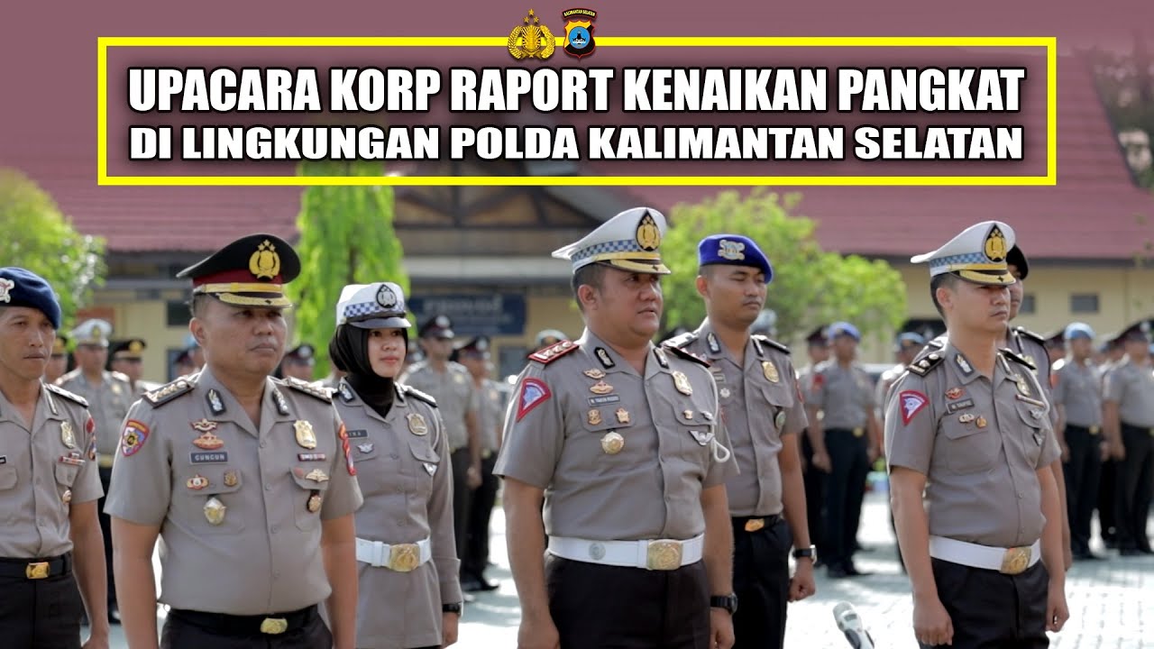 648 PERSONIL POLDA KALSEL NAIK PANGKAT SETINGKAT LEBIH TINGGI