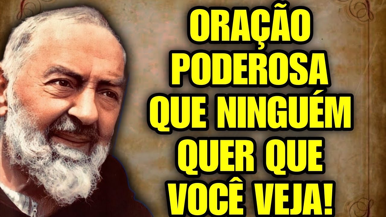 Revelada Oração de Padre Pio Que Elimina Todo Sofrimento Rápido!