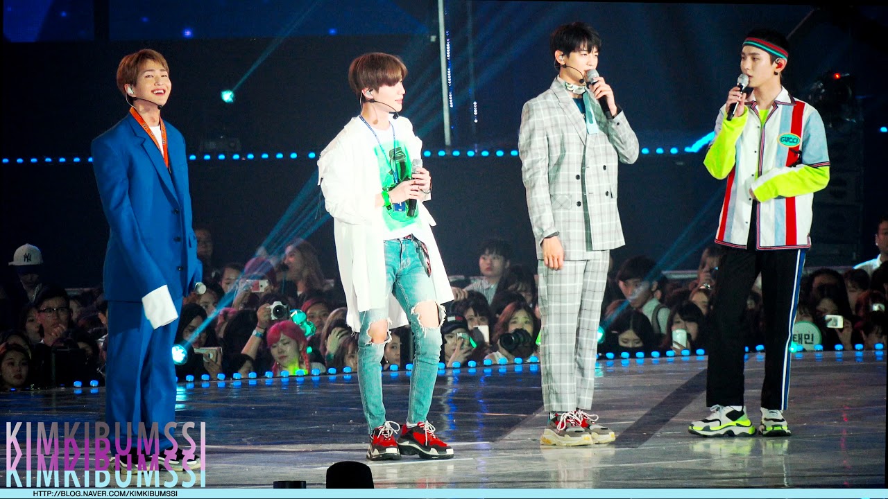[4K] 180802 Korea Music Festival _ SHINee _ 데리러 가 (Good Evening) + I Want You + 네가 남겨둔 말 (Our Page)
