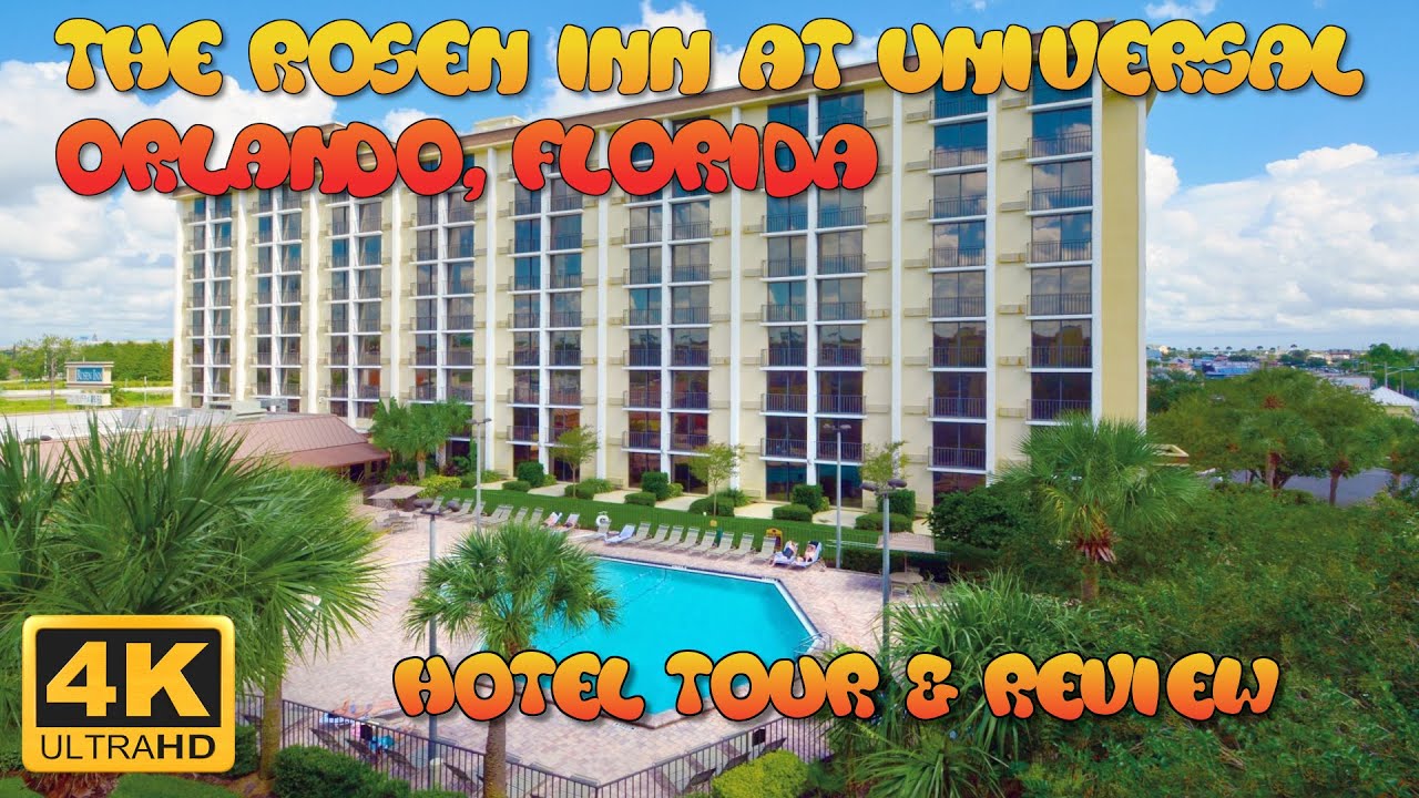 Hotel Tour of The Rosen Inn Closest to Universal (Orlando, Florida) - 4K Hotel Stay VLOG & Review