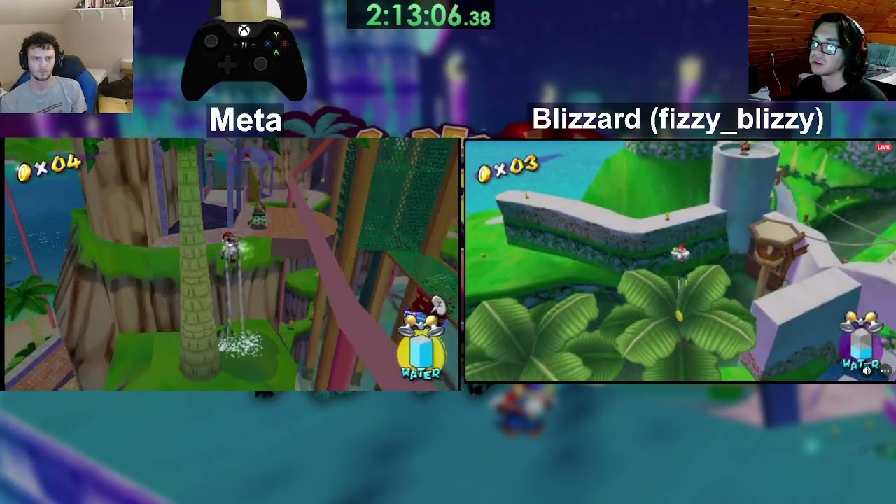 Super Mario Eclipse - Blind Race vs. Blizzard Part 3 [PC]