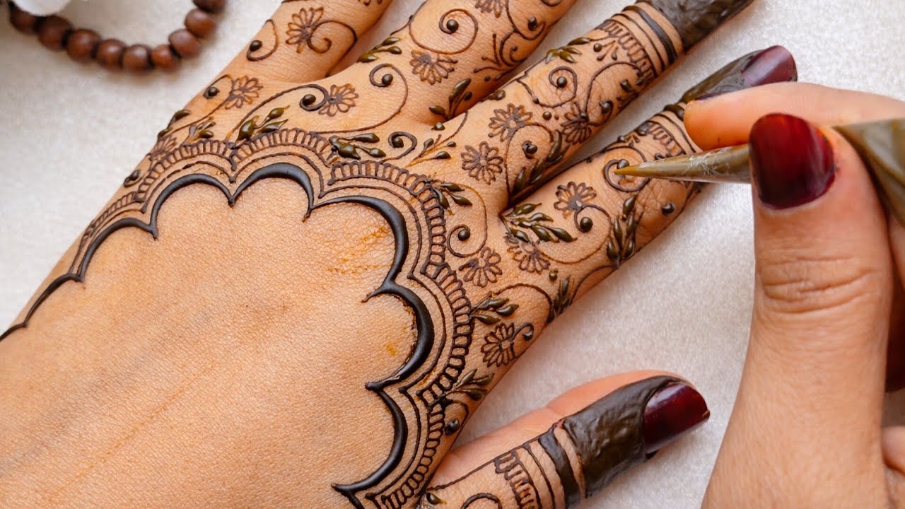New EID special mehndi design 2026 || mehndibyshiri || easy back side henna #ramadan #eid2026 
