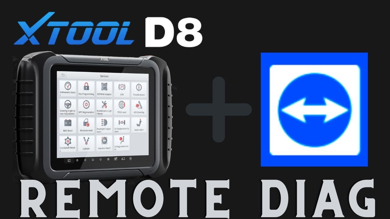 📲Ever tried remote diagnosis? XTOOL D8 Remote Control Demo (TeamViewer)
