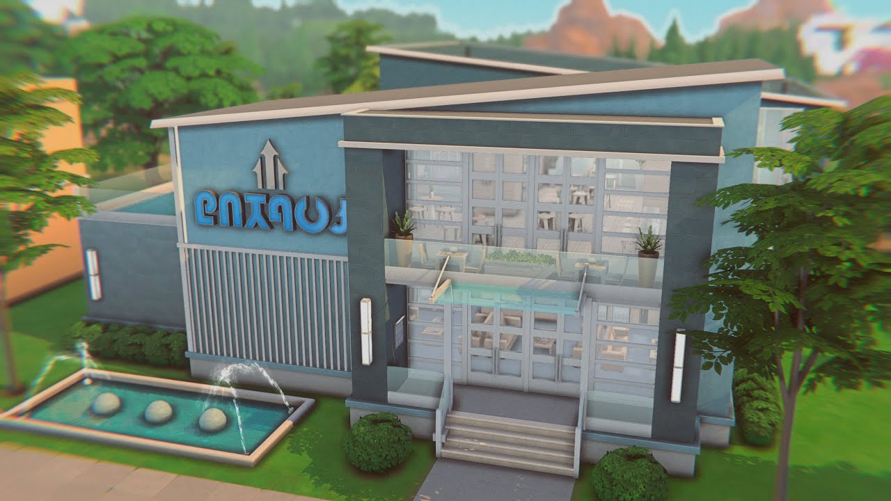 Общественный бассейн 🏊🏼‍♀️  | Строительство в The Sims 4 | Скачать NO CC |SpeedBuild Swimming Pool