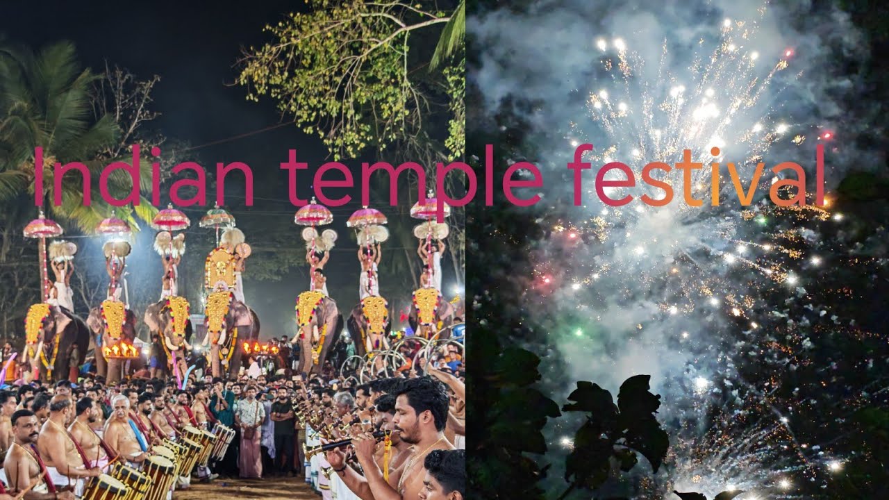 Indian temple festival kerala
