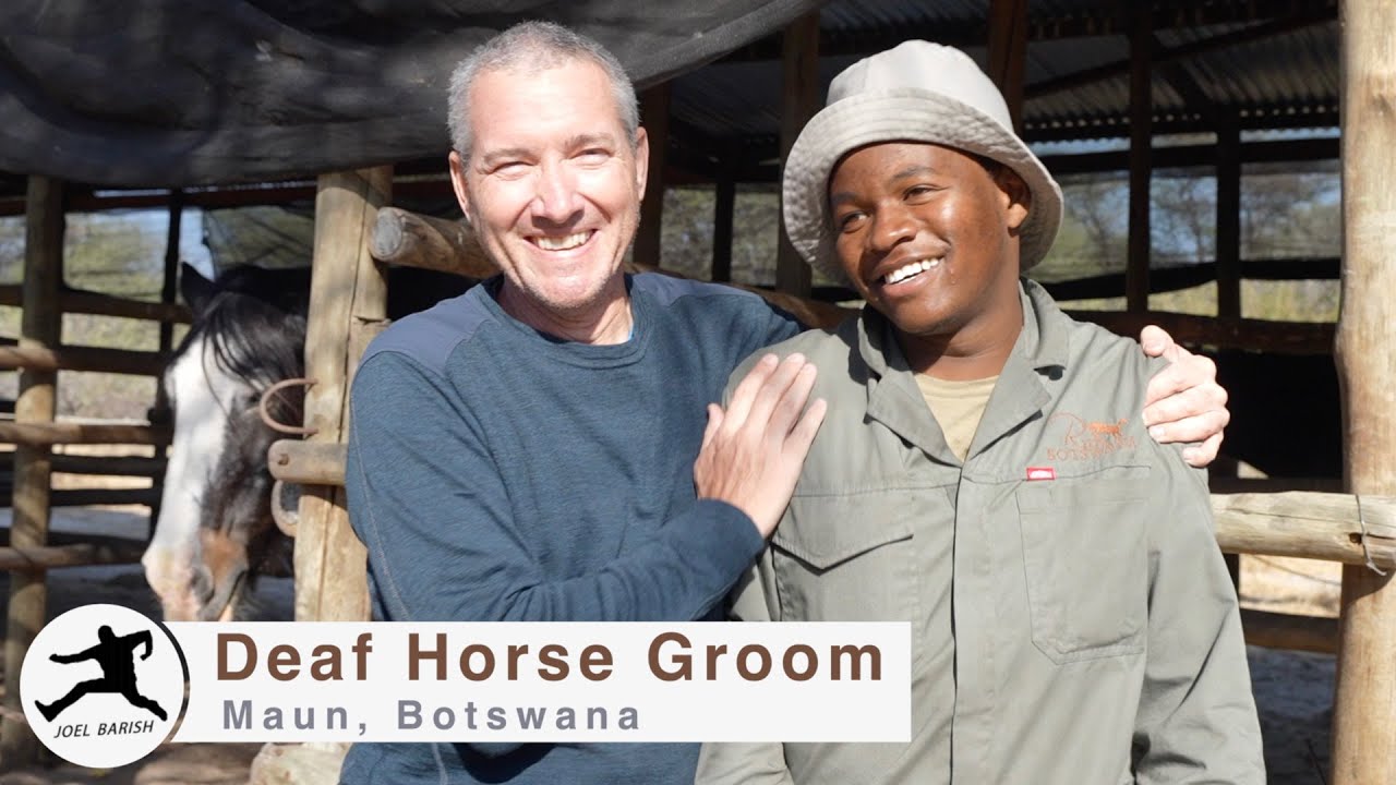 Botswana: Deaf Horse Groom
