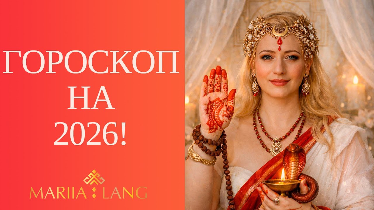 ГОРОСКОП ДЛЯ ВСІХ ЗНАКІВ ЗОДІАКУ НА 2026 РІК ВІД МАРІЇ ЛАНГ!