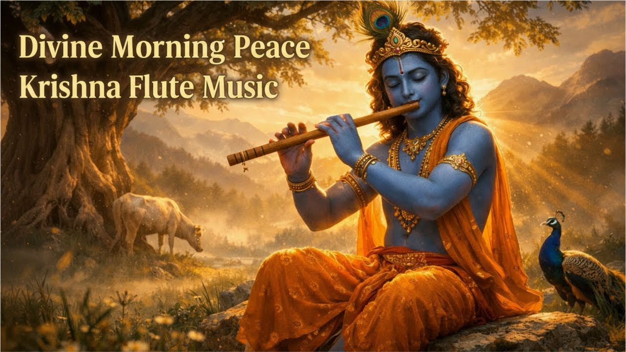 Morning Krishna Flute Music for Positive Energy | The Inner Temple