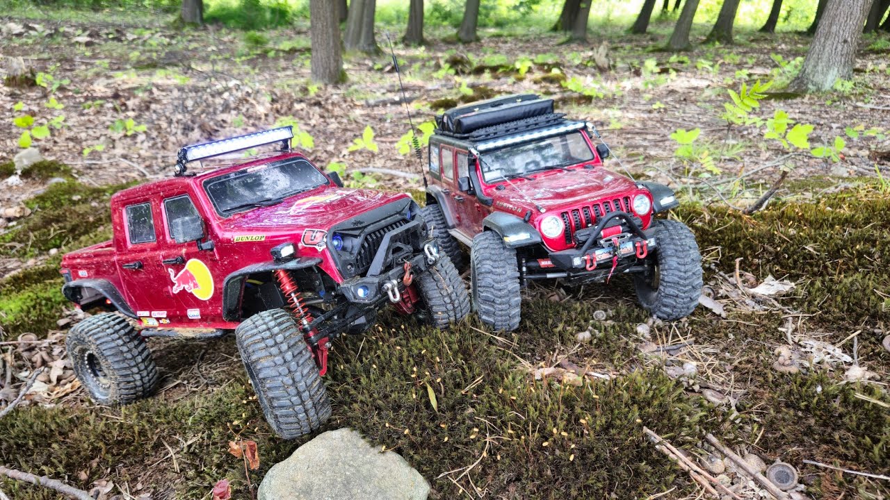 1/10 JEEP Wrangler's (Sherpa PRO, Defier V2) Forest and Rock Crawling