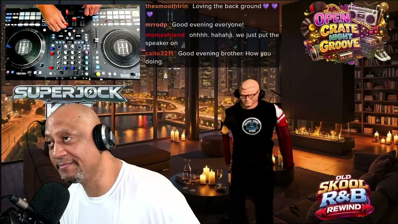 Open Crate Night Groove 02-01-26 show Old Skool R&B Rewind with SuperJock KDC
