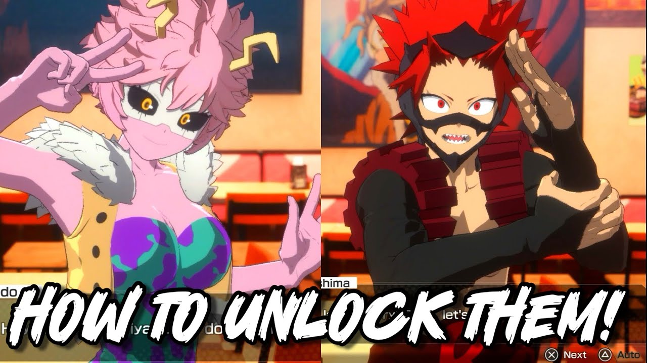How To Unlock Kirishima and Mina Ashido in Open World in My Hero Alls Justice