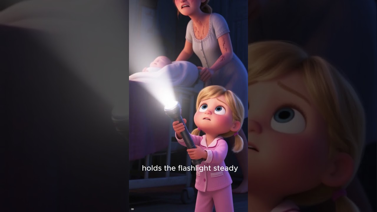 The 3-year-old girl witnesses the birth... Her response is disgusting! DARK HUMOR
