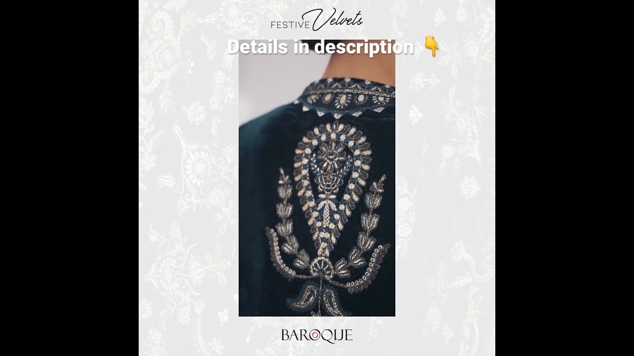 #127//**Baroque velvet collection**