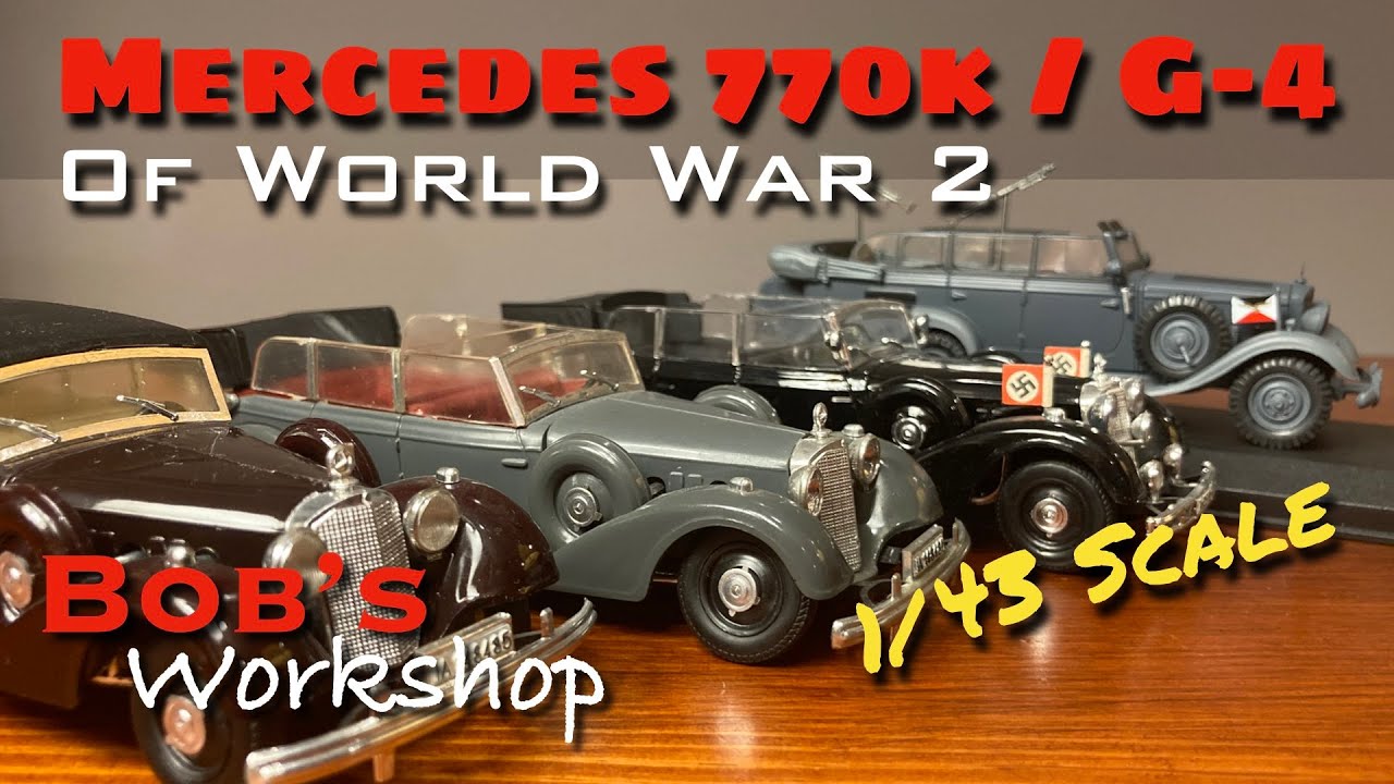 Mercedes 770K G-4 1/43 Scale by Rio Review O Gauge Scale Trains & Layouts Lionel MTH Williams WW2