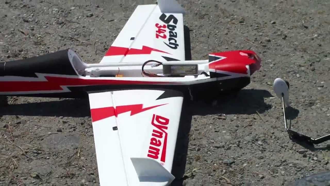Dynam Sbach 342 maiden and crash