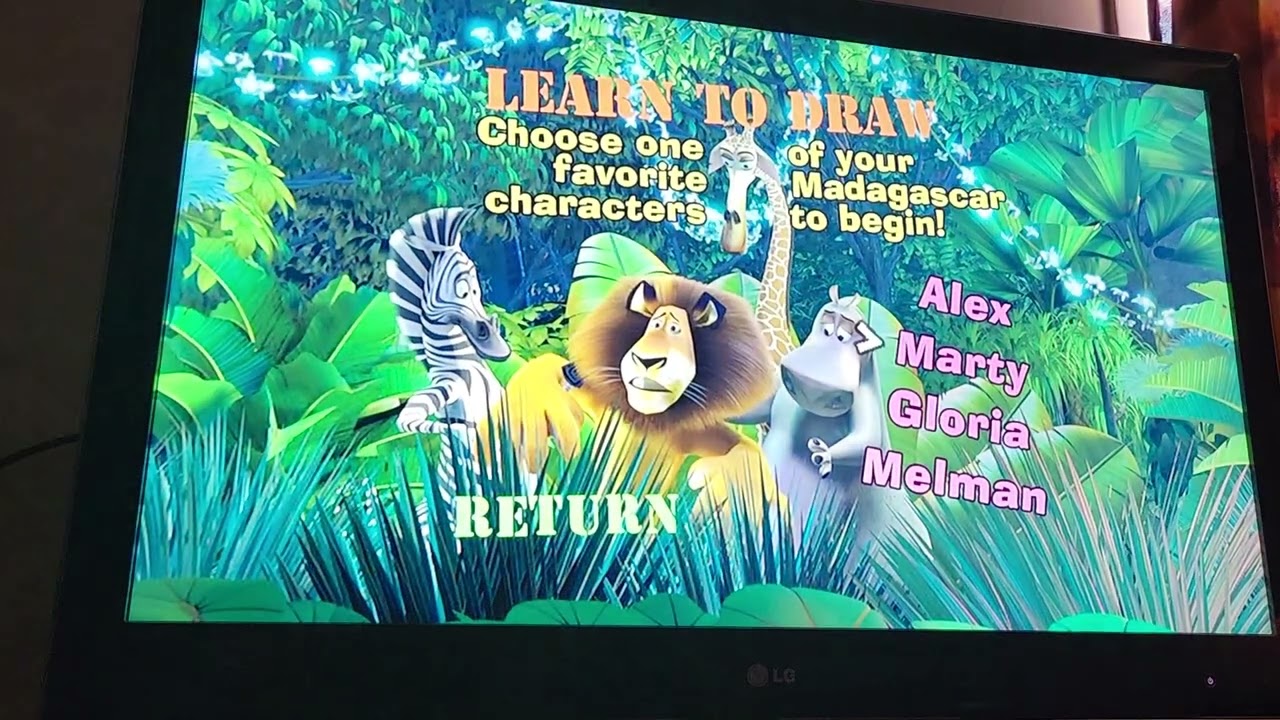 Learn to Draw Your Favorite Madagascar Characters