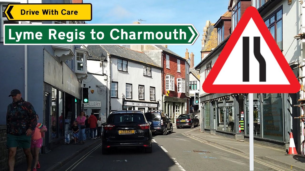 Driving Lyme Regis to Charmouth (Dorest)