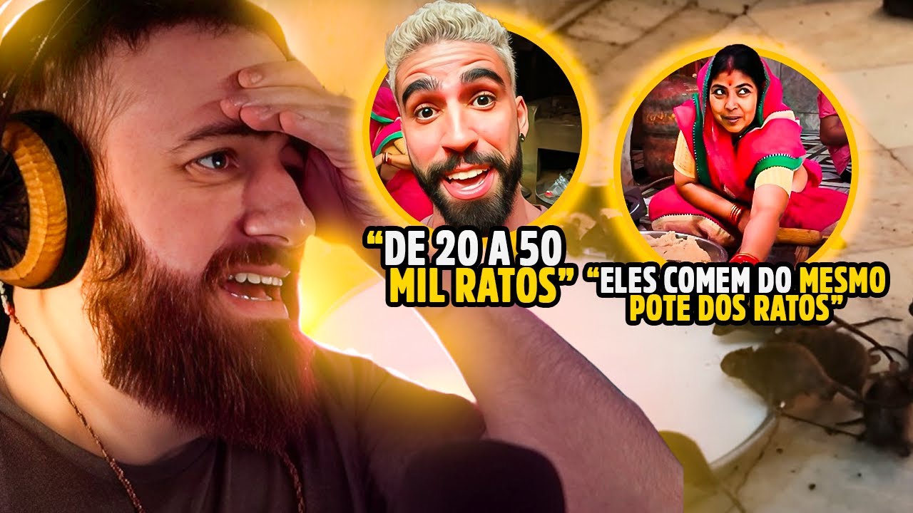 Olka reage a 'TEMPLO dos RATOS na ÍNDIA!'