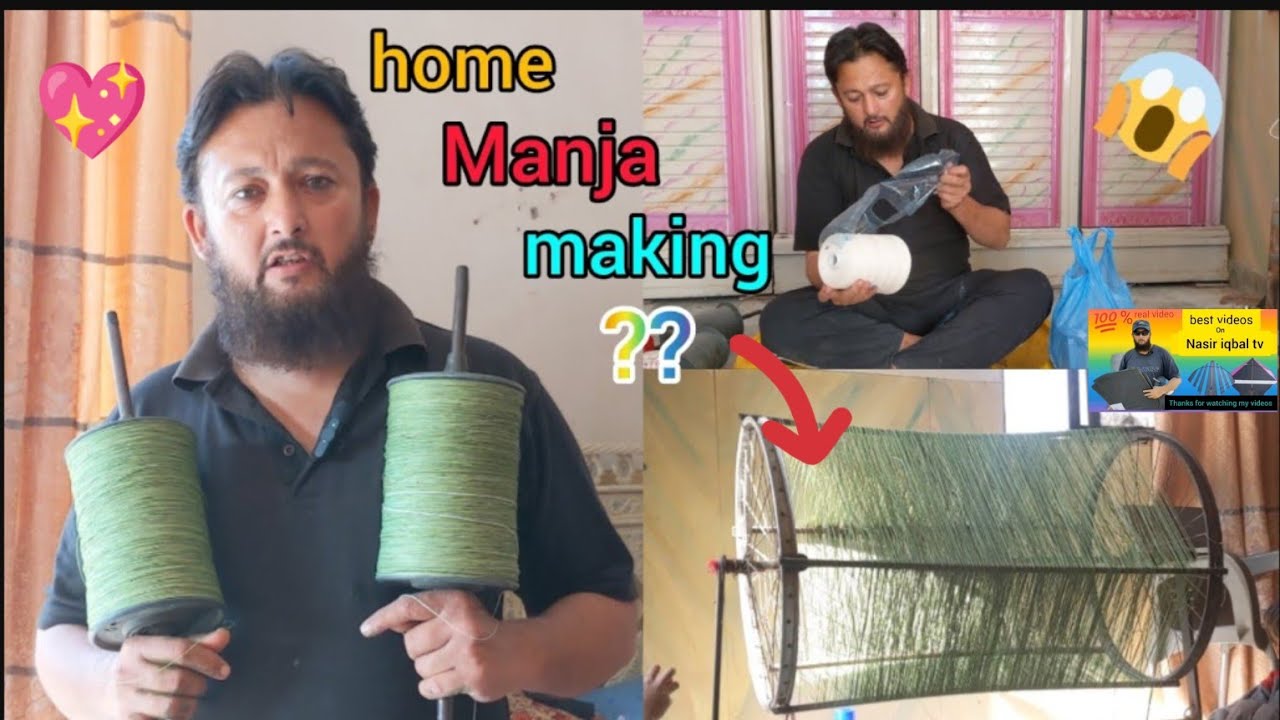 How To Make Manja At Home |How To Make Manja At Home |Home made manja🤔