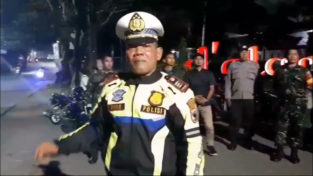 Patroli 3 Pilar Kec. Tembalang Antisipasi kerawanan 3 C dan gengster di Wilayah Kecamatan Tembalang