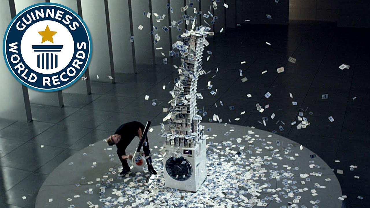 Tallest house of cards in 12 hours - Guinness World Records